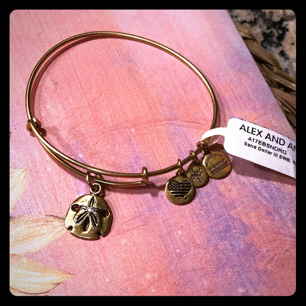 Alex & Ani Sand dollar bracelet